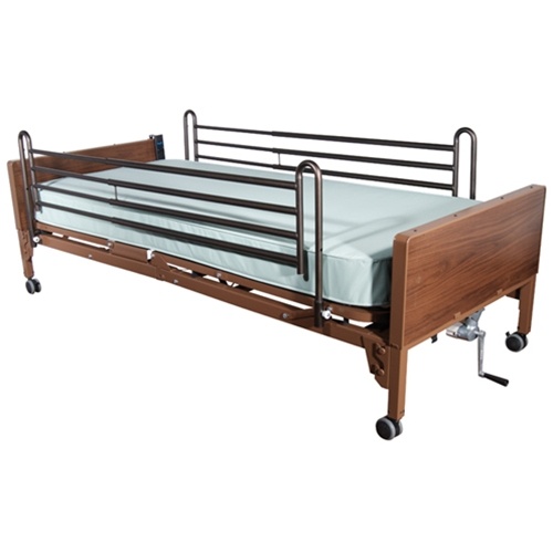 Drive Medical Deluxe Full Length Hospital Bed Side Rails ...