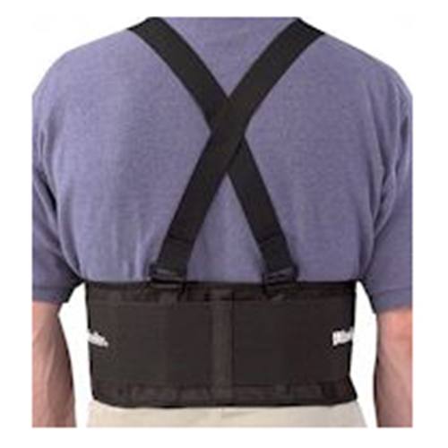 Mueller Back Support with Suspenders at