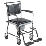 Drive Medical Portable Wheeled Drop Arm Commode