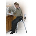 Drive Medical All Purpose Stool with Adjustable Arms