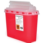 McKesson Prevent 5.4 Quart Sharps Container