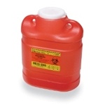 BD 6.9 Quart Multi-Use One-Piece Sharps Disposal Container