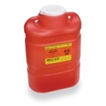 BD 8.2 Quart Multi-Use One-Piece Sharps Disposal Container